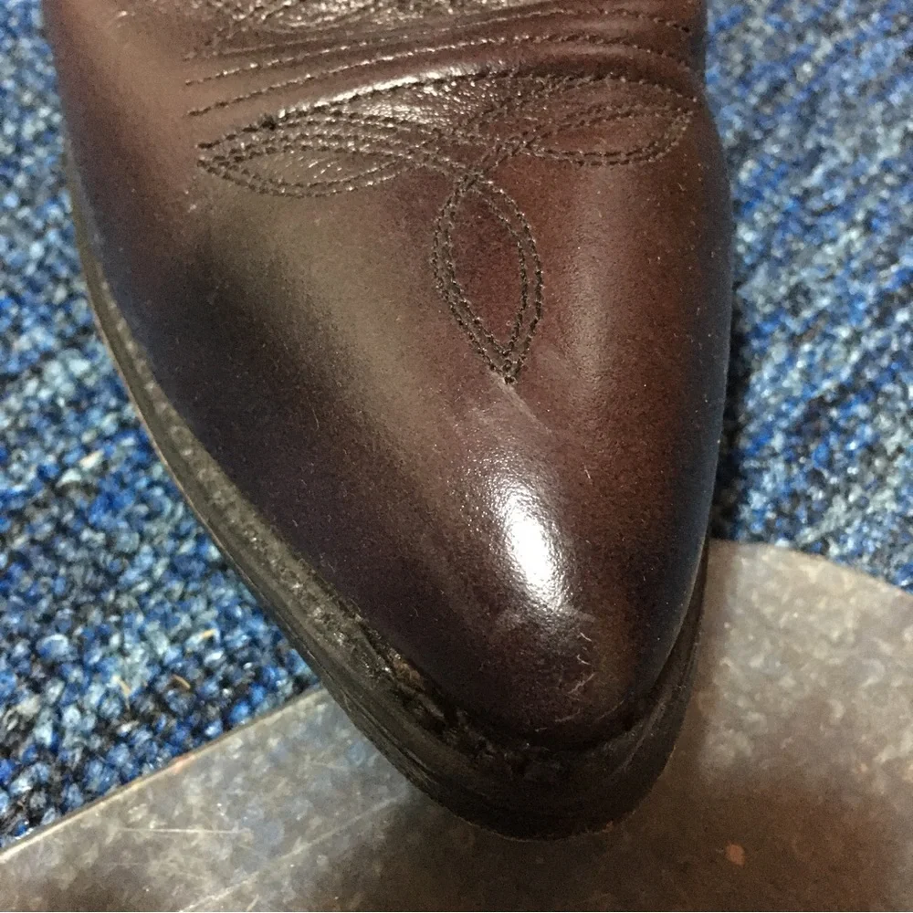 ACME Vintage Men’s Burnt Apple Western Boots - Picture 5 of 7